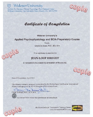 certificat BFB