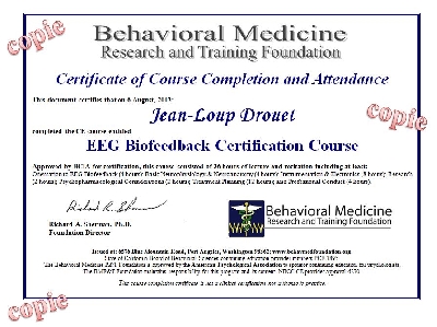 certificat NFB